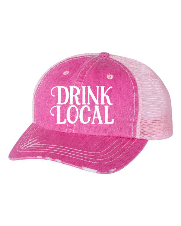 Drink Local Embroidered Hat